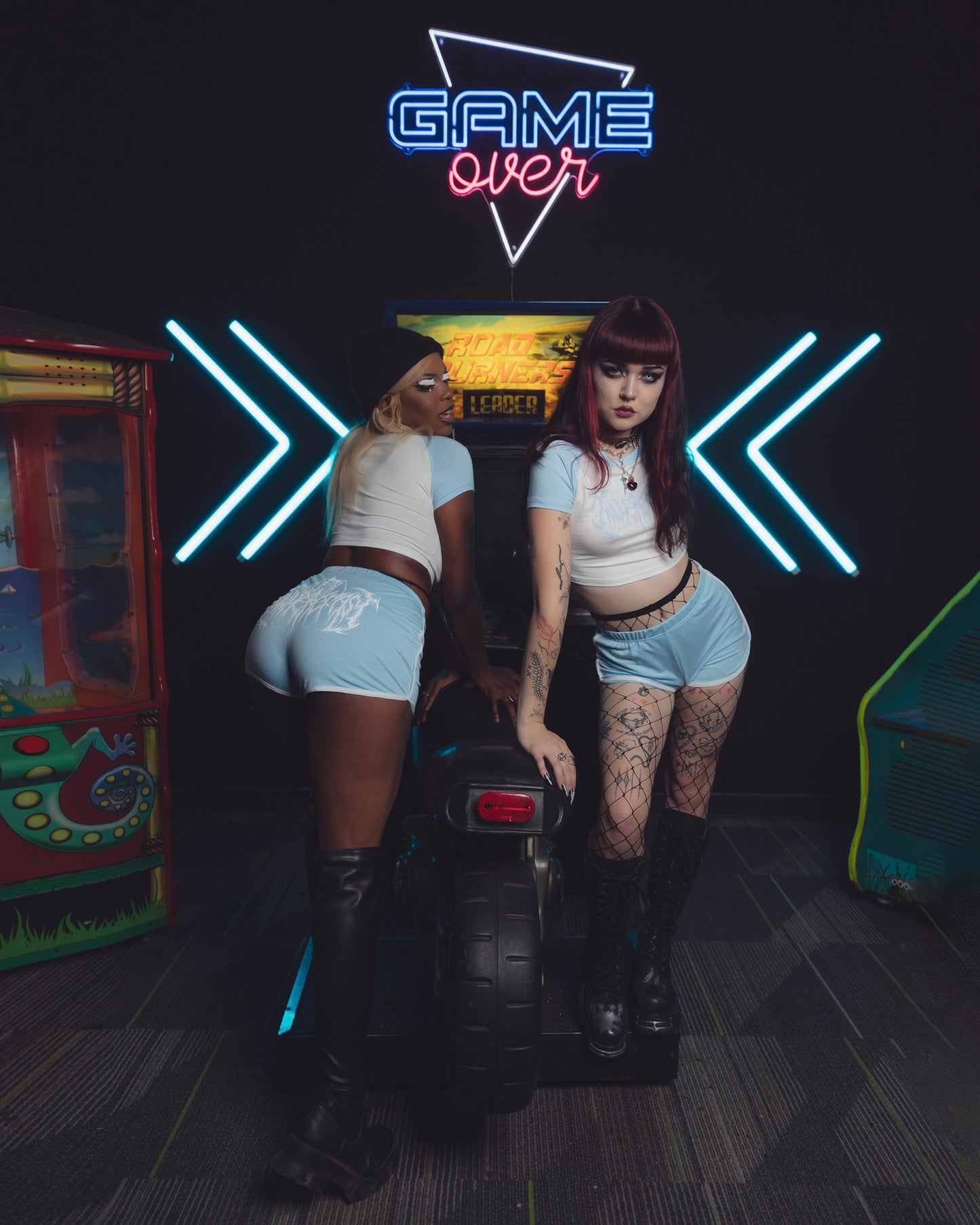 Black Widow Blue Shorts