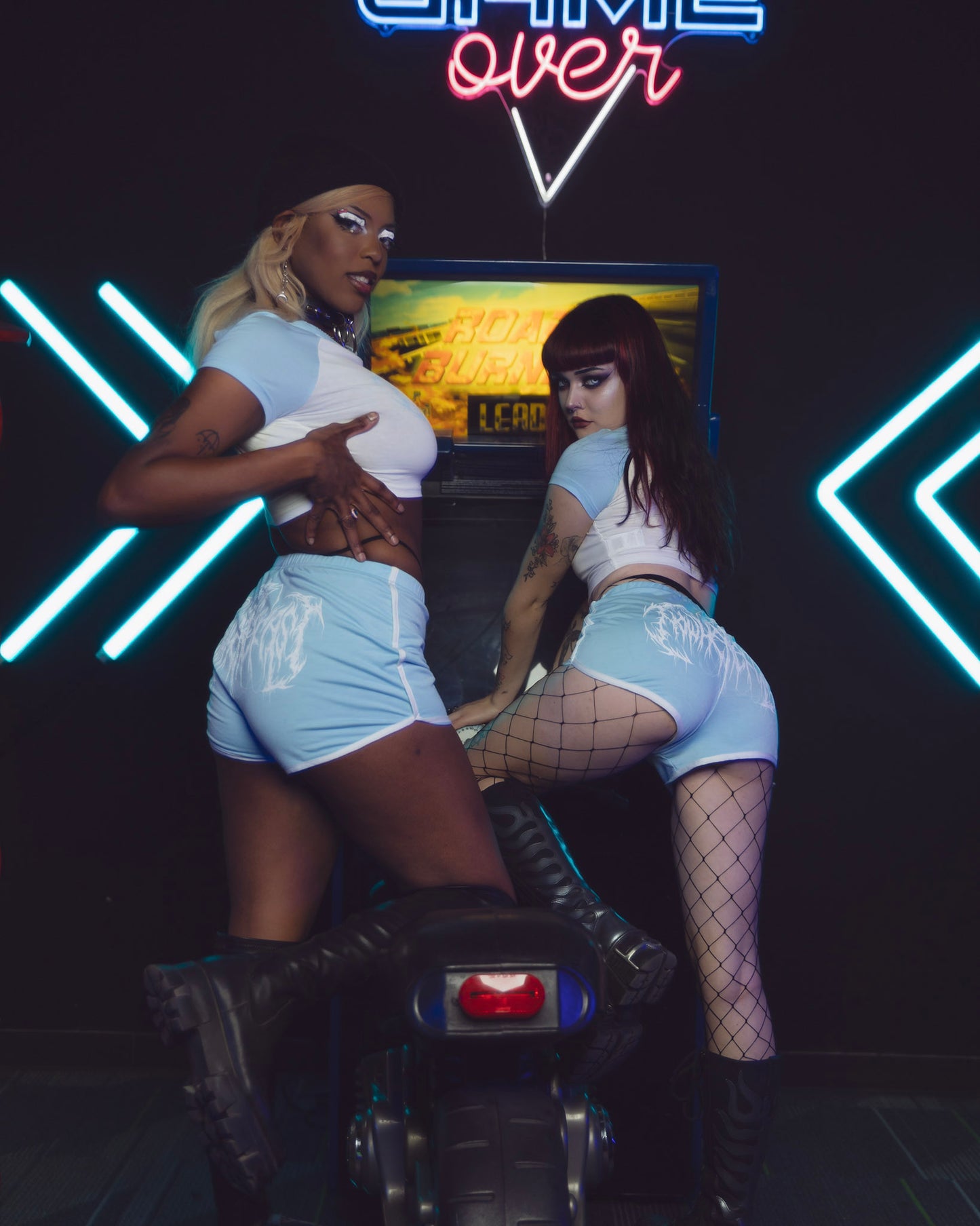 Black Widow Blue Shorts