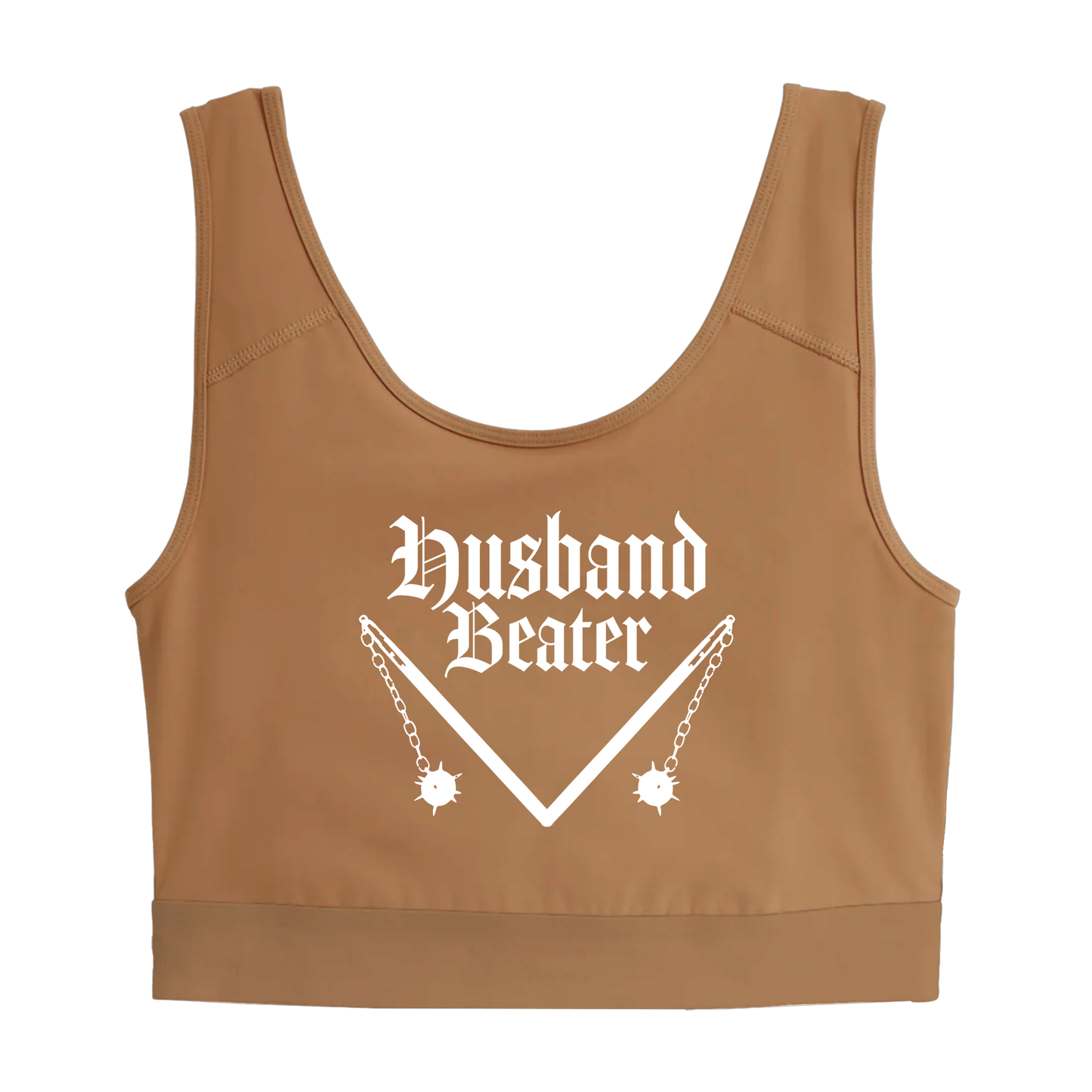Husband Beater Crop Tank