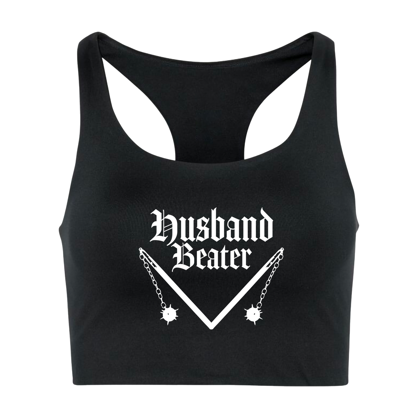 Husband Beater Crop Tank