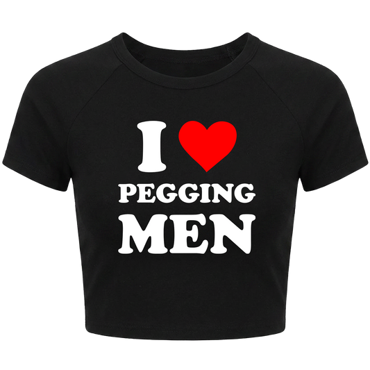 Pegging Men Crop (BLACK)