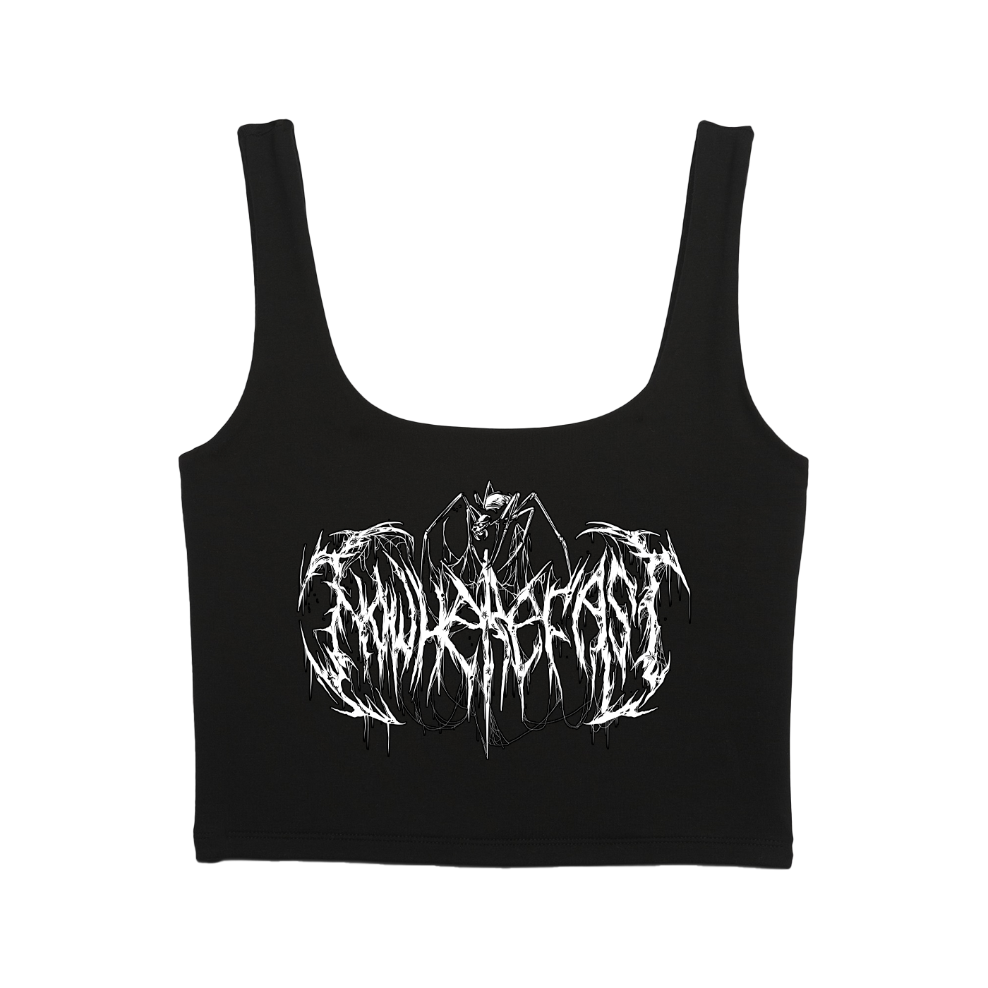 Metal Logo - Black & White Tank