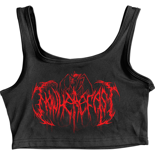Metal Logo - Black & Red Tank