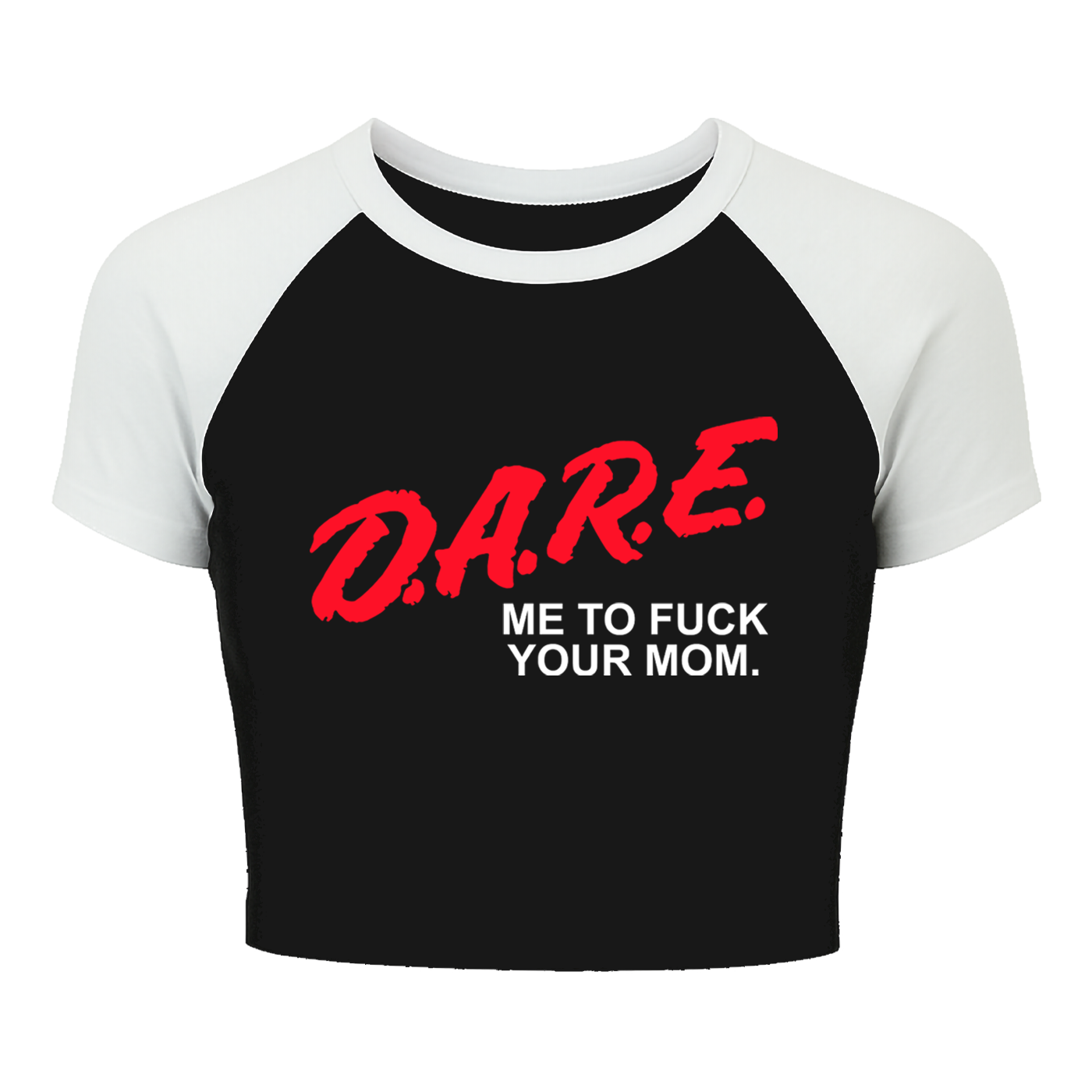 Dare Crop (BLACK/WHITE)