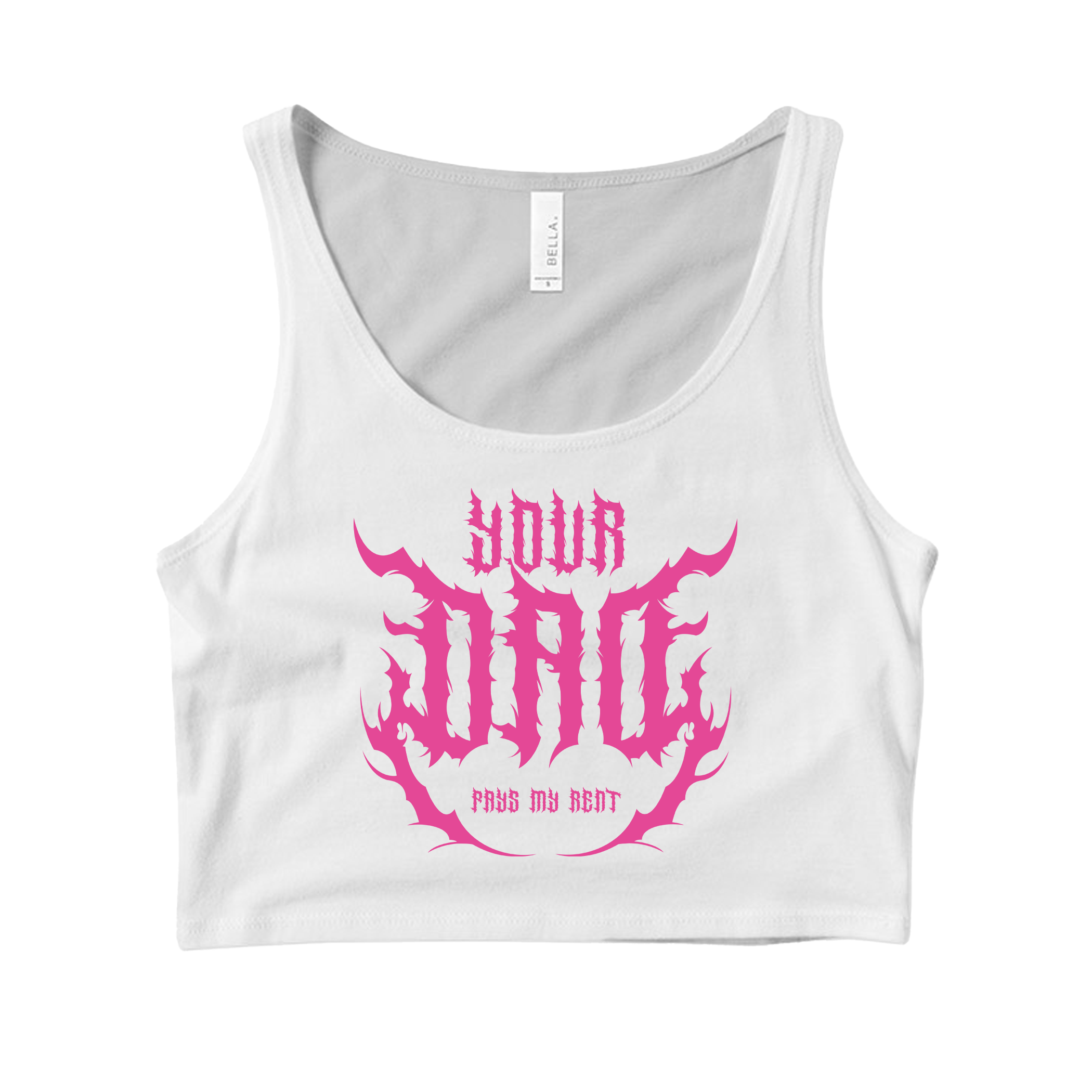 Pays My Rent - White Tank