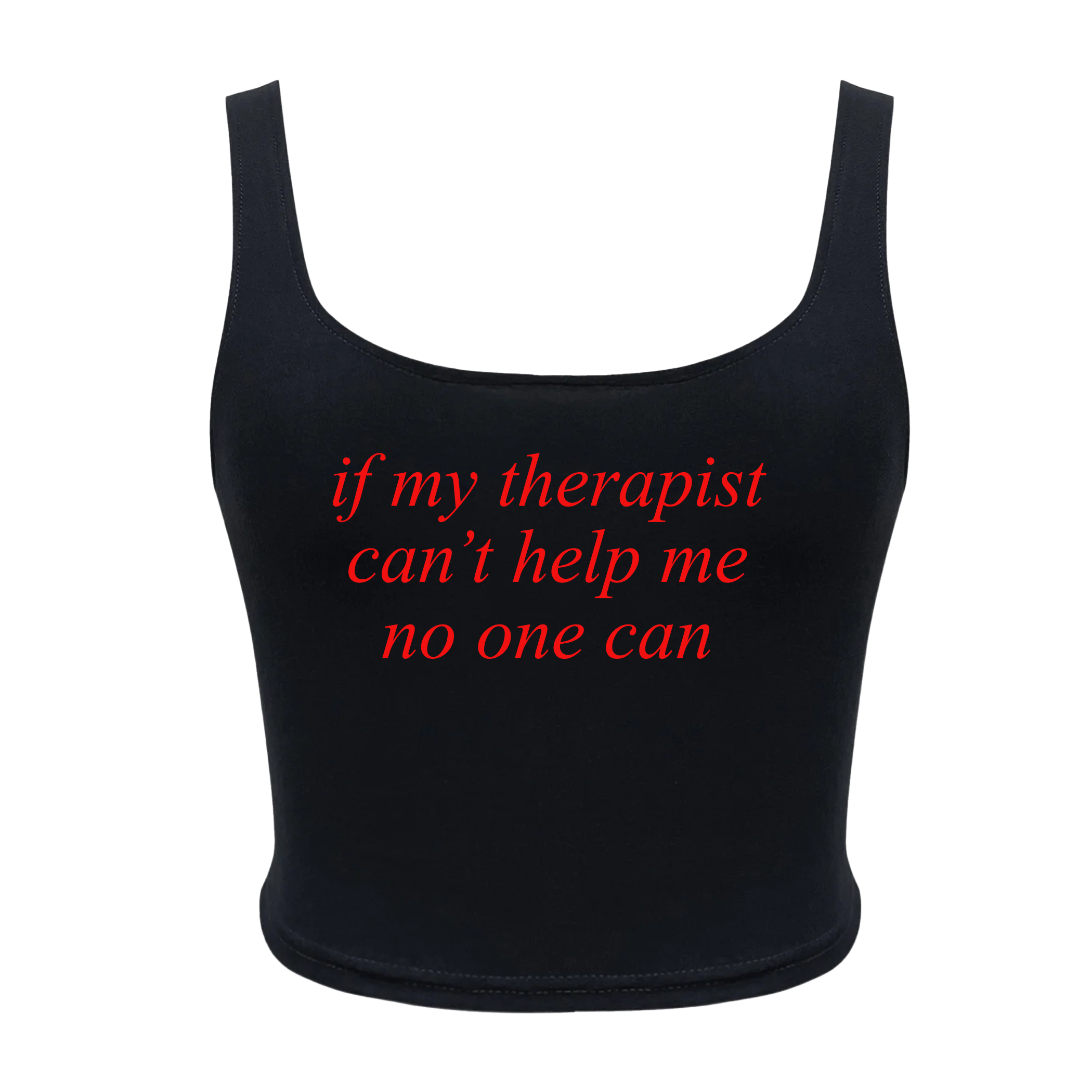 Therapist - Black Tank