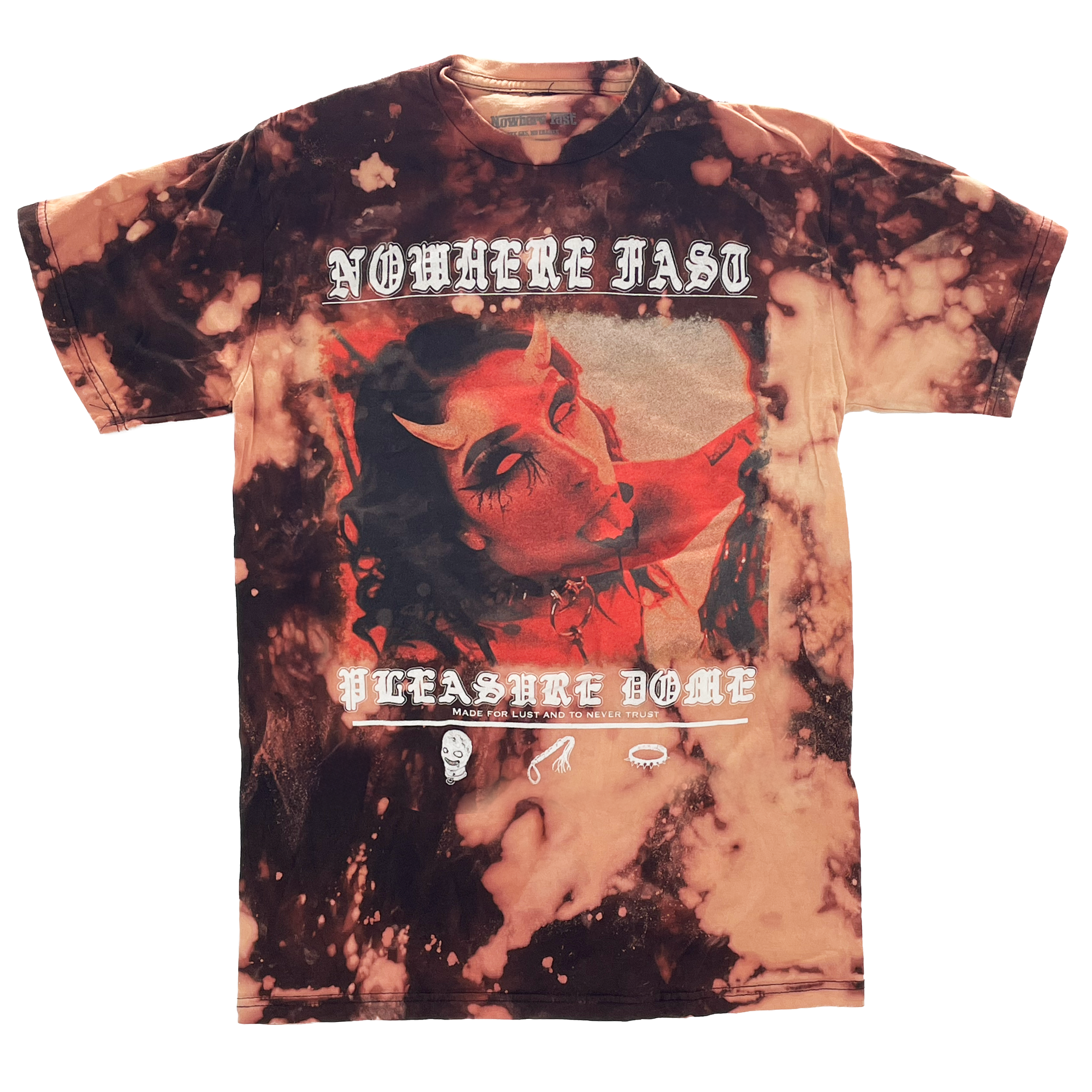 Pleasure Dome Bleach Tie-Dye Tee